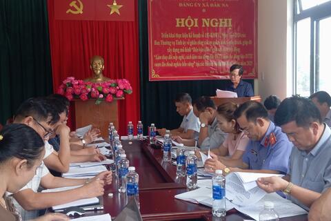 Triển khai thực hiện Kế hoạch số 133-KH/TU ngày 14 tháng 3 năm 2024 của Ban Thường vụ Tỉnh ủy Kon Tum tại xã Đăk Na