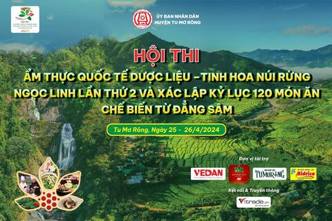 Hội thi ẩm thực dược liệu quốc tế 2024 sẽ công bố xác lập kỷ lục Việt Nam cho 120 món ăn từ sâm dây